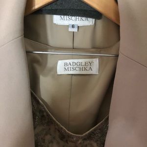 Badgley Mischka 3 piece jacket, skirt, top S